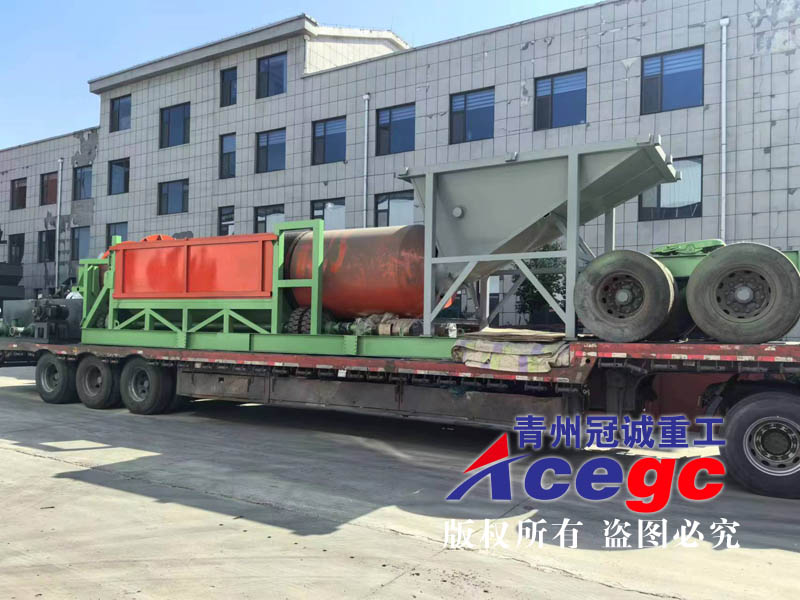 移動(dòng)滾筒式洗石機(jī)出口